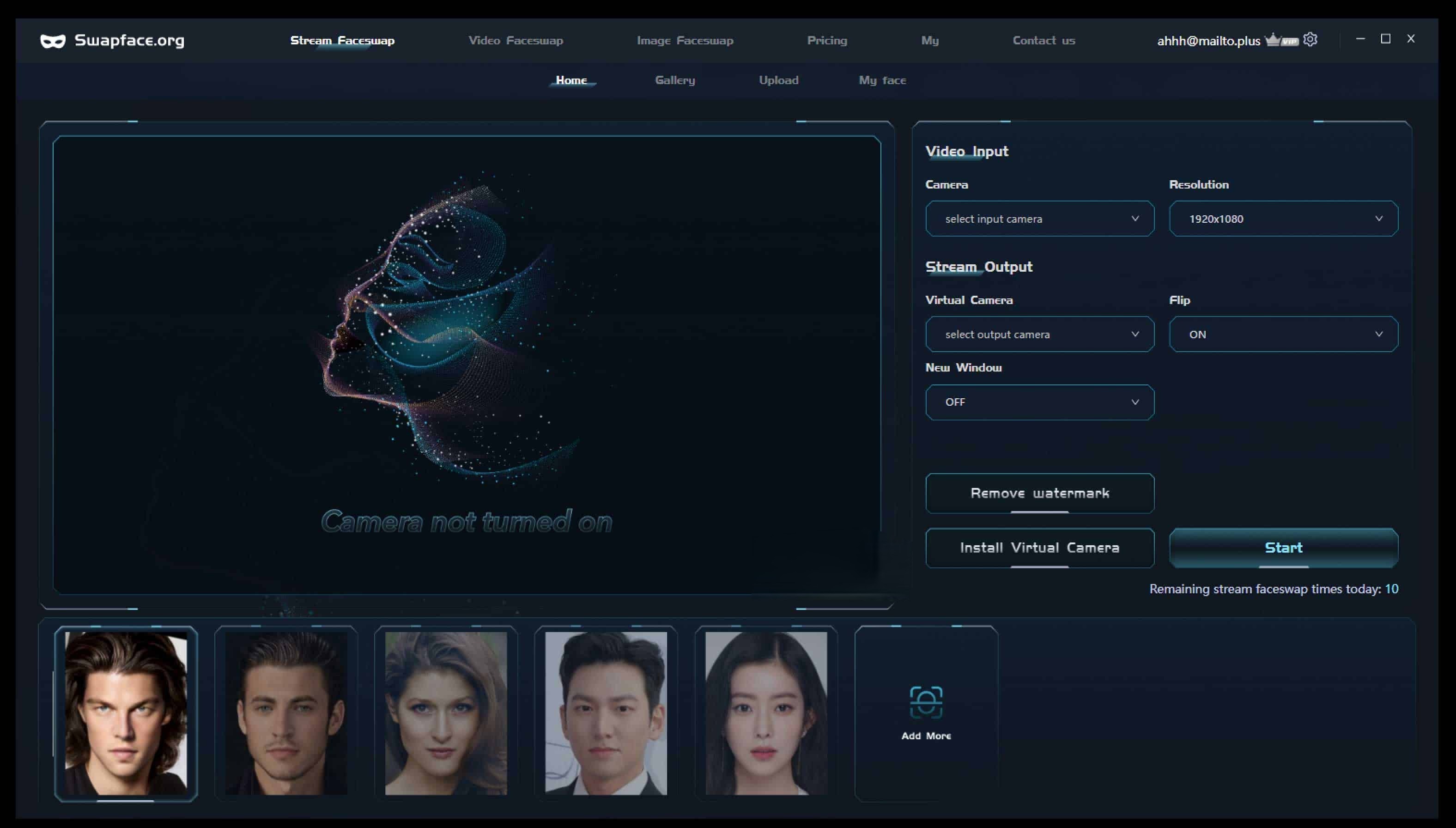 AI智能视频换脸工具-Swapface